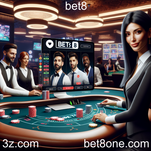 Experiência Imersiva nos Jogos Ao Vivo do Bet8